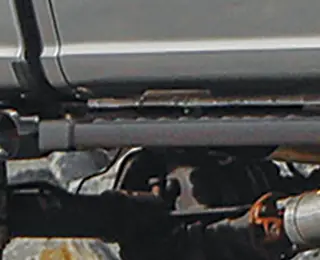 Black SUV with custom wheel