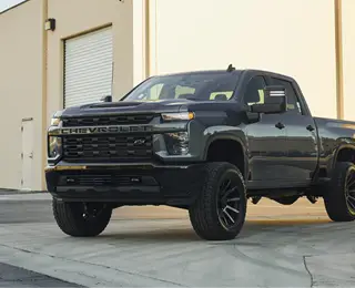 Bronze SUV with Black Rhino wheels