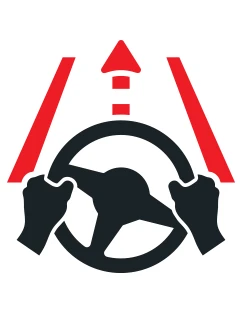 Steering wheel off-center