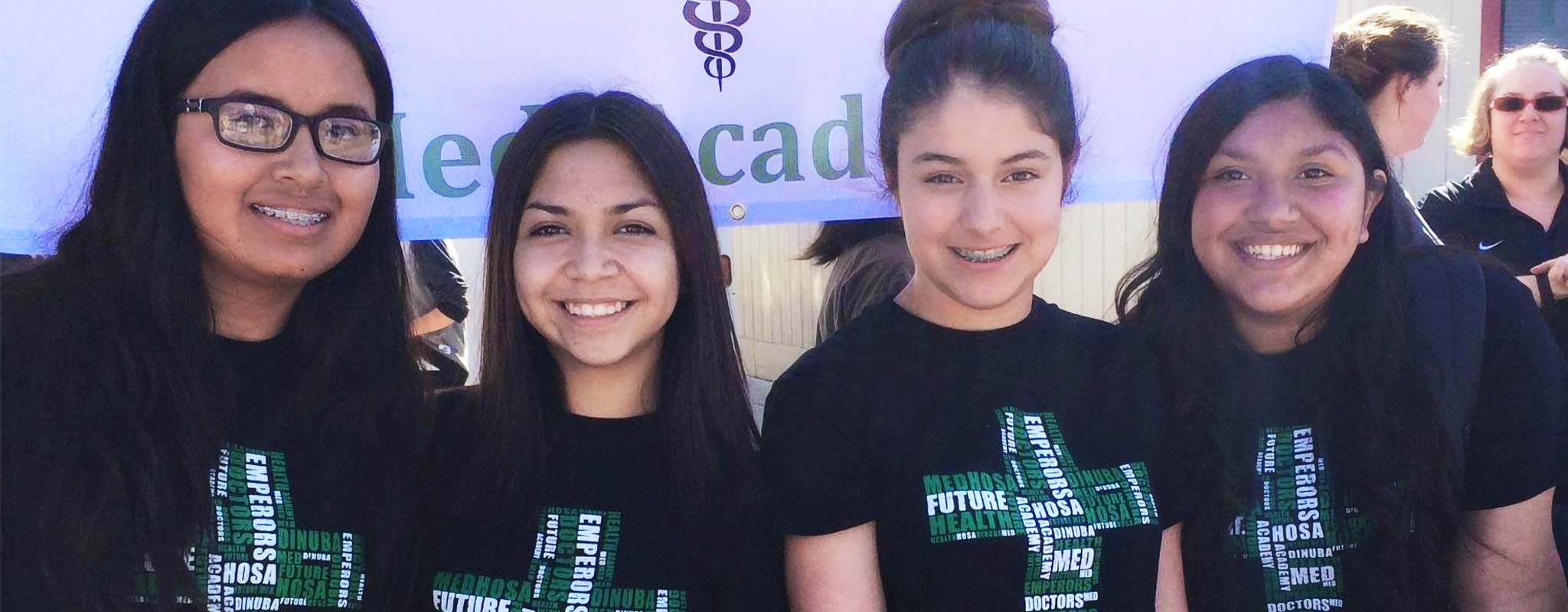 Four students from Dinuba High's Linked Learning Program.